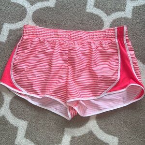 Neon Coral Runnimg Shorts